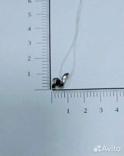 Подвеска с природным камнем Золото