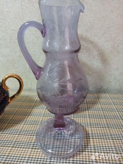 Посуда советская СССР. Графин, салатник