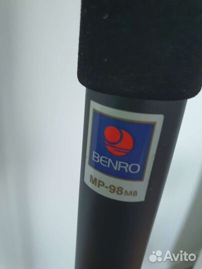 Монопод benro mp-98m8/голова manfrotto 496rc2