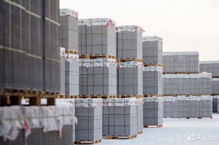 Газоблок Пеноблок от 20м3 доставка