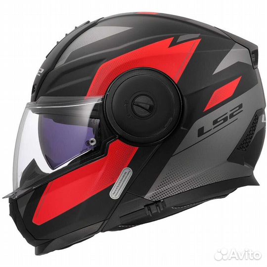 Modular Motorcycle Мотошлем P/J LS2 FF902 scope II duria Black Red