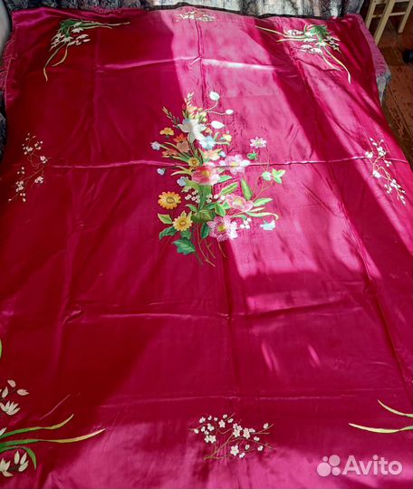 Покрывало шёлковое. Вьетнам. 80-е г СССР