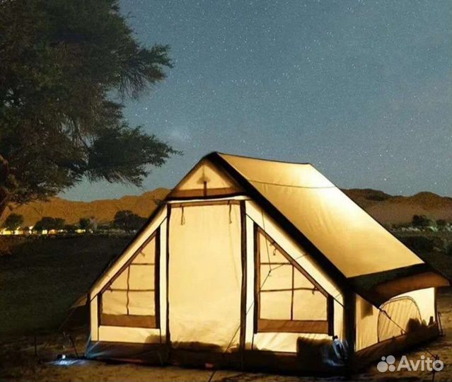 Палатка на надувном каркасе водонепроницаемая