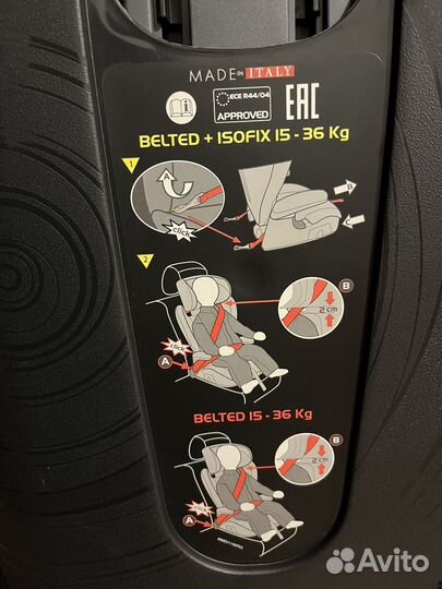 Детское автокресло 15 до 36 кг Peg Pegero