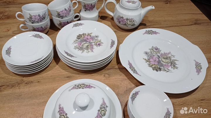 Столовый сервиз гдр kahla 25 предметов