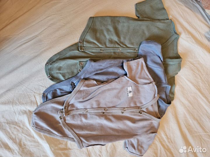 Комплект боди для малыша 56 размер