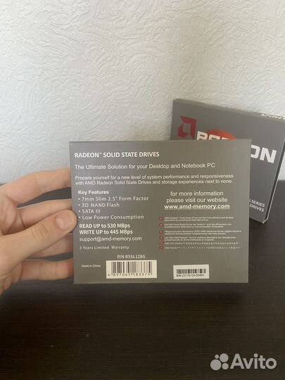 SSD 128gb radeon новый