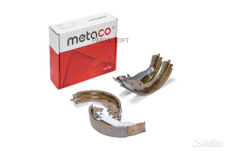 Metaco 3020-044 Колодки барабанные к-кт