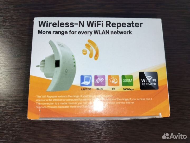Усилитель WiFi-сигнала Wireless-N WiFi Repeater