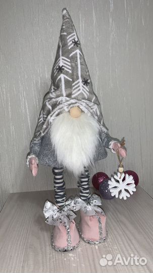 Новогодний гном декор