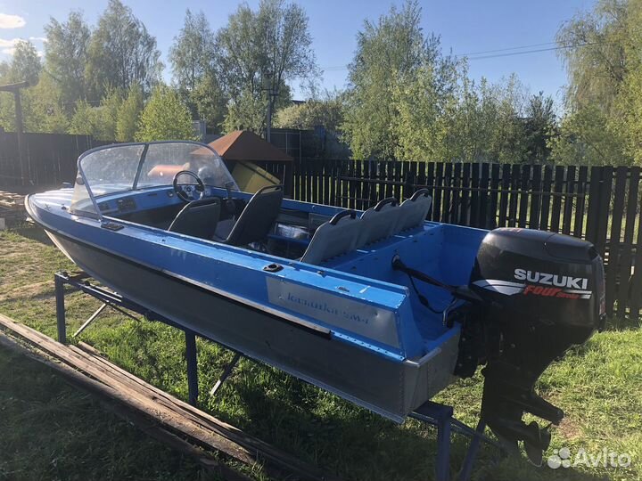 Казанка 5 м 4 + Suzuki Df50 в отличном состоянии