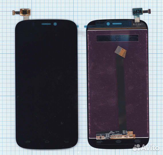 Дисплей для Micromax Canvas Gold A300 черный