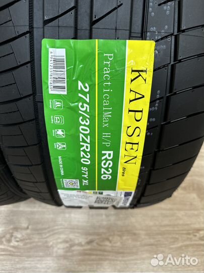 Kapsen RS26 Practical Max HP 245/35 R20 и 275/30 R20 104Z