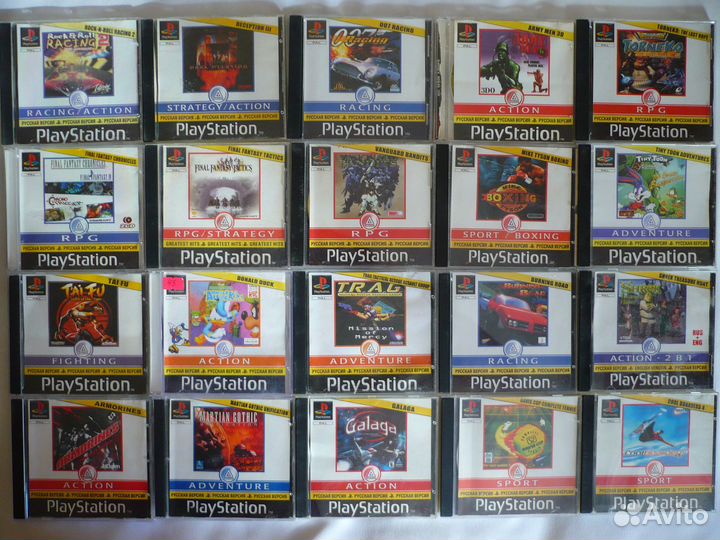 Игры на Sony PS1 от Kudos и многоигровки