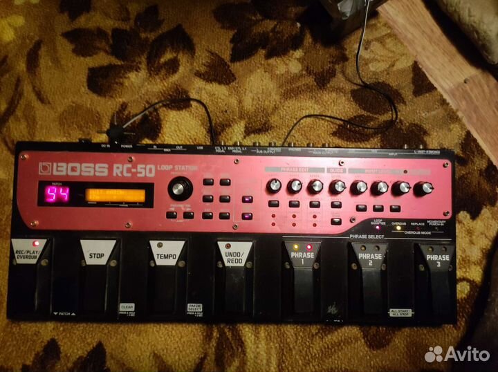Гитарный процессор boss rc 50 loop station