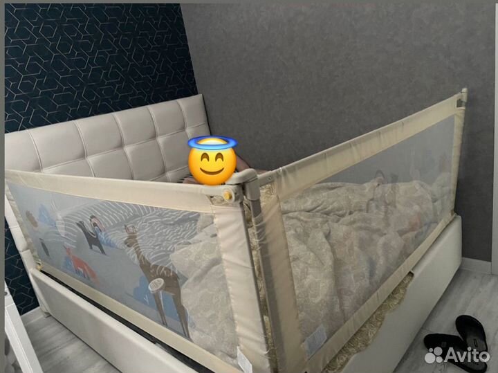 Бортик на кровать от падения