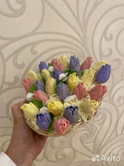 Мыльные цветы букет