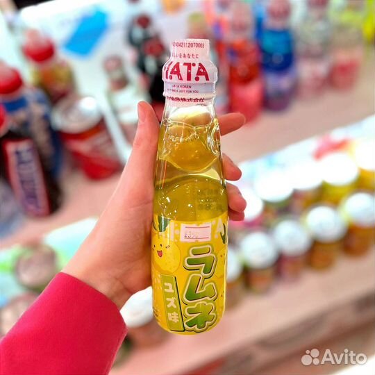 Японский лимонад с шариком рамунэ Ramune
