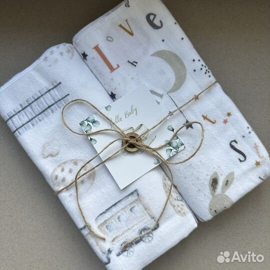 Фланелевая пеленка 100х120 новая