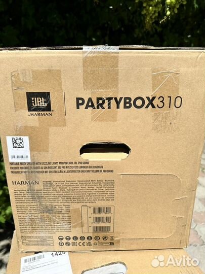 Колонка jbl partybox 310