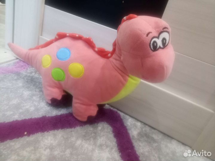 Мягкая игрушка динозаврик