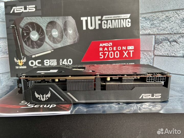 Видеокарта Rx 5700 XT 8GB Asus TUF Gaming/Пломба