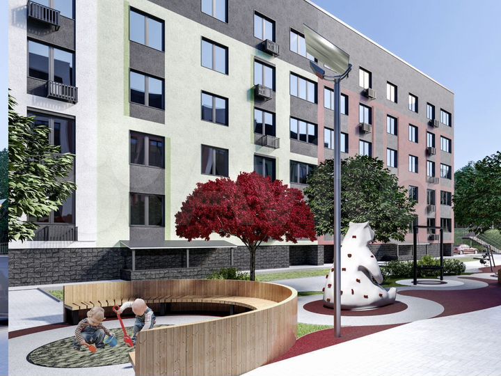 2-к. квартира, 55,3 м², 4/5 эт.