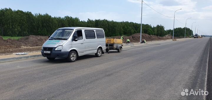 Аренда компрессора. Молотки. Продувка