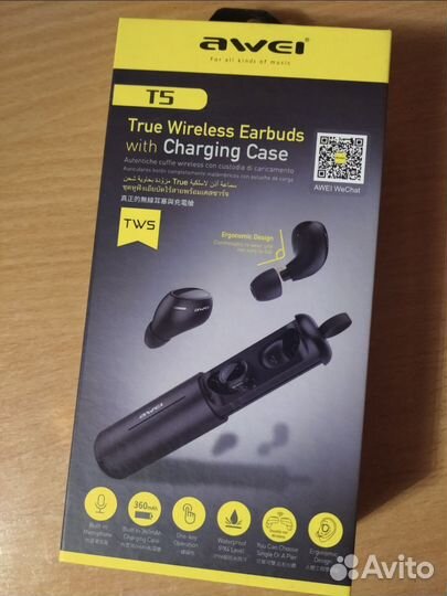 Беспроводные наушники awei T5