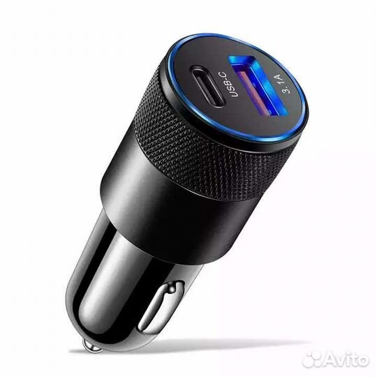 Автомобильное зарядное устройство 4 порта USB