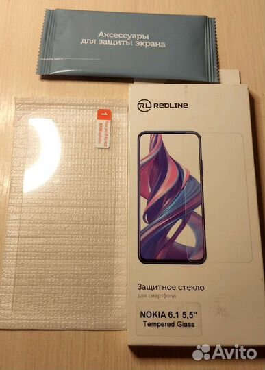 Защитное стекло nokia 6.1 plus