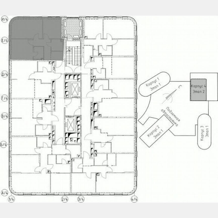 2-к. квартира, 69,1 м², 13/19 эт.