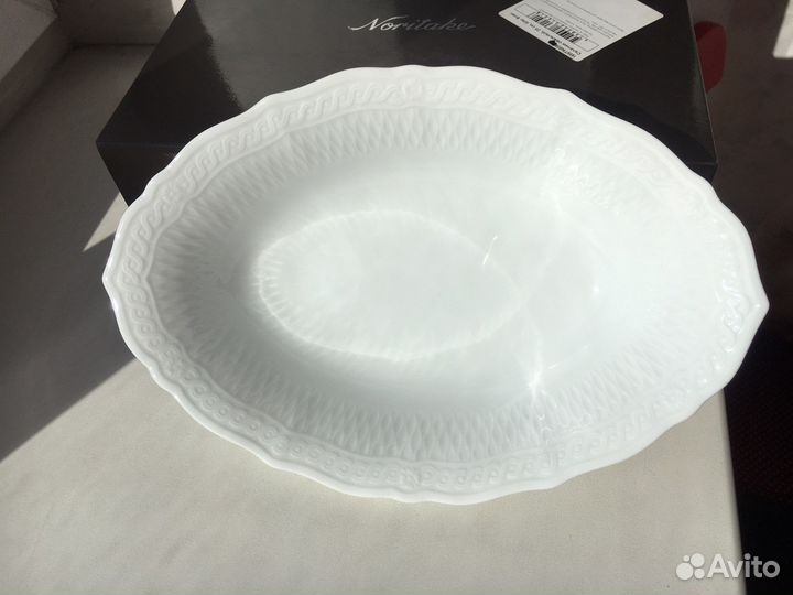 Овальный Салатник Элитный Фарфор Noritake Япония