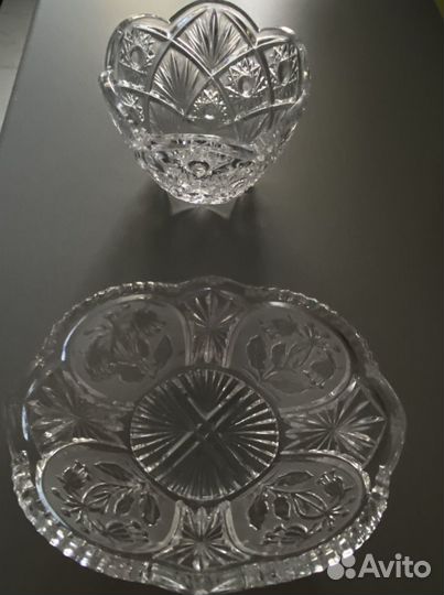 Ваза хрустальная СССР