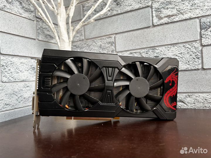 Видеокарта Rx 570 8GB Red Dragon/Пломба