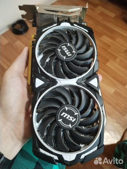 Видеокарта MSI AMD Radeon RX 570 8 gb armor OC