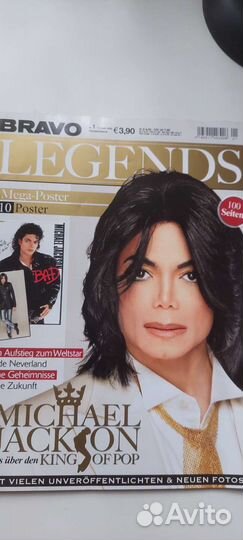 Журнал Майкл Джексон bravo legends