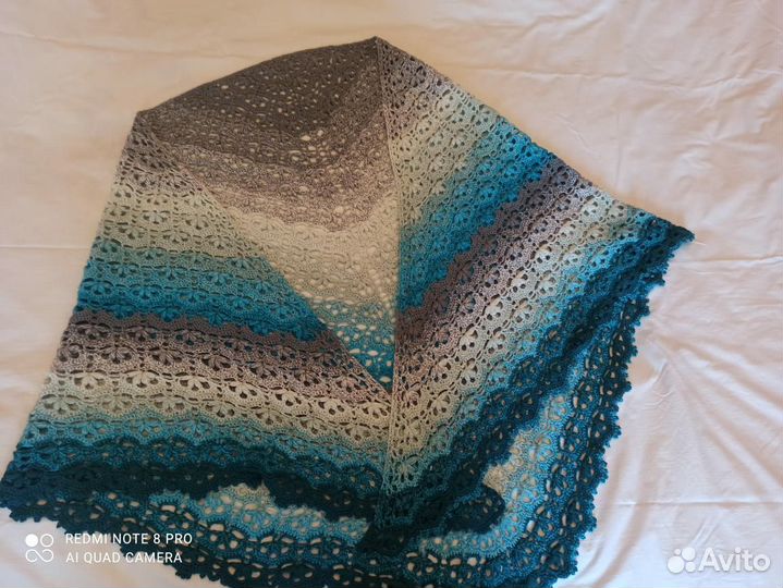 Шаль ручной работы