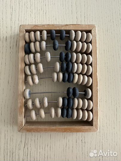 Счеты деревянные бу