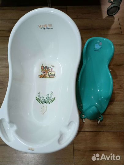 Ванночка для купания с горкой