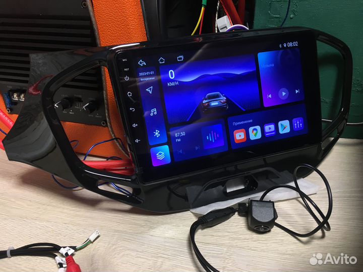 Android Магнитола на LADA Vesta 2015-2022 + камера
