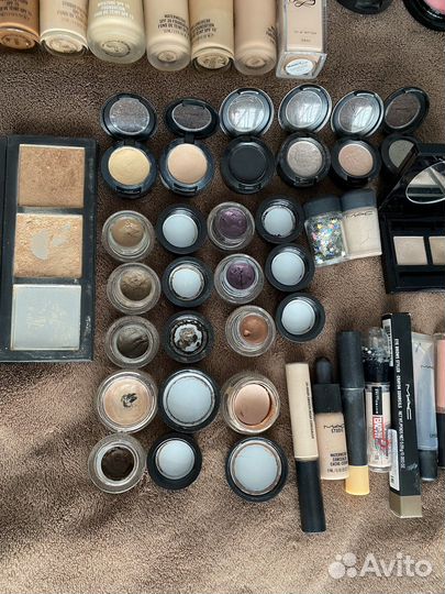 Косметика mac, помада, пудра, тени, подводка