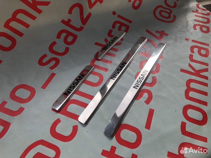 Nissan Qashqai J10 (2007-2013) накладки на пороги