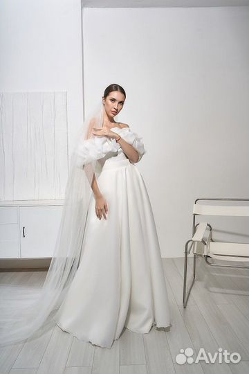 Свадебное платье легкое
