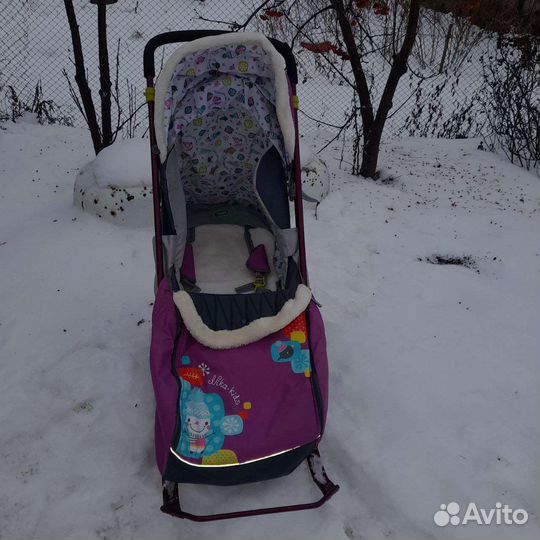 Детские санки коляска бу