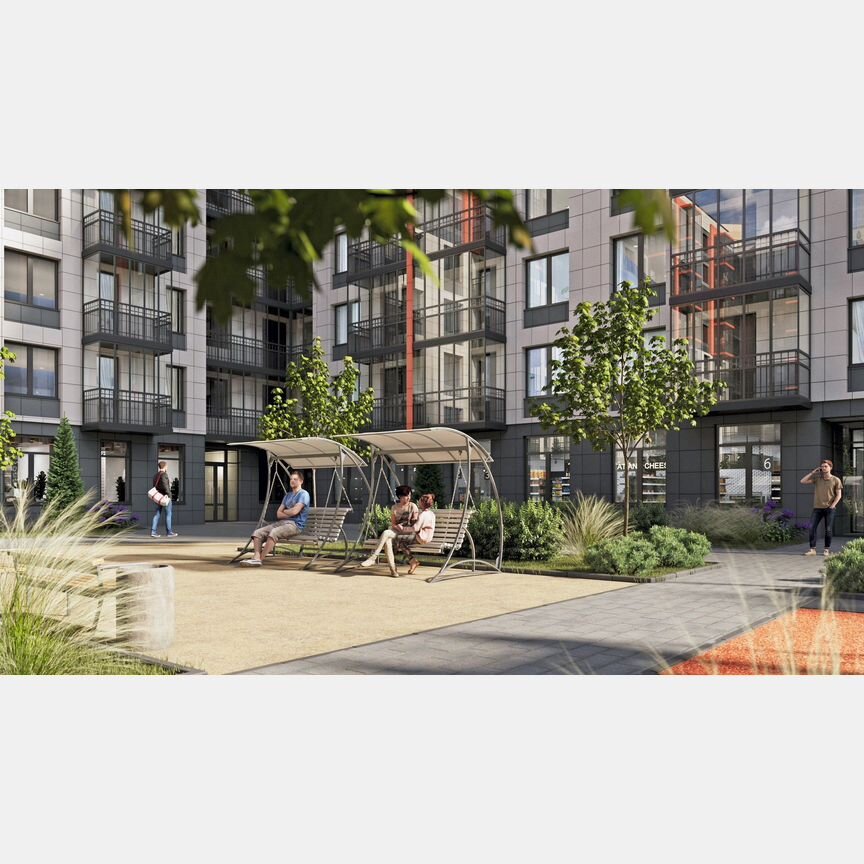 1-к. квартира, 41,4 м², 4/9 эт.