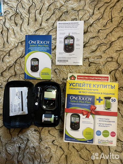Глюкометр one touch select plus flex
