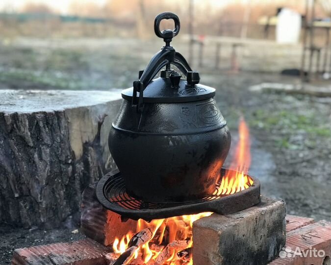 Афганский казан-скороварка 5 л. черный, KA-5674