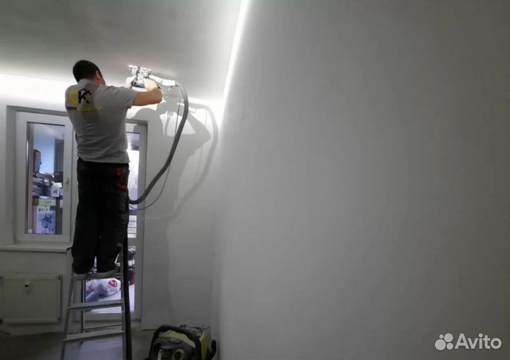Ремонт квартир поклейка обоев шпаклевка штукатурка
