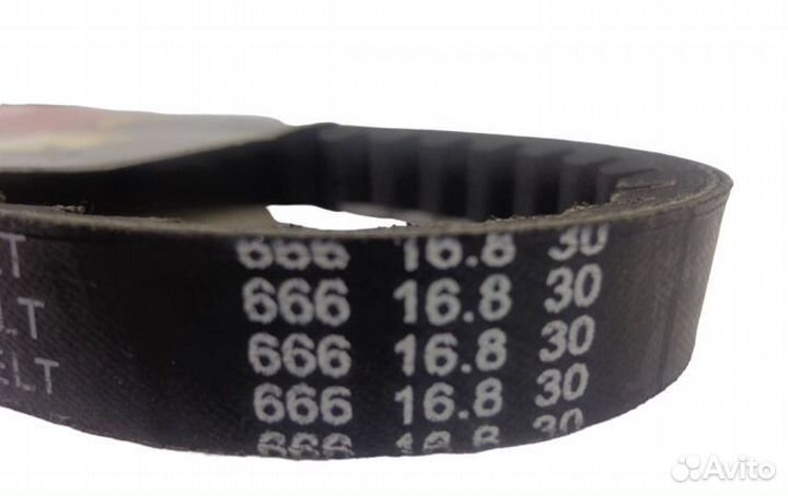 Ремень вариатора 666-16,8 скутер Honda Dio34/Suzuk